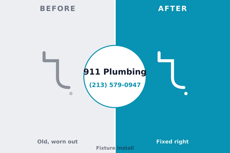 Before and after: plumbing company La Grande, OR